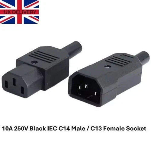 Rewireable iec c13 - iec,