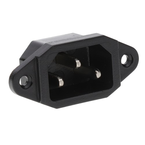 Iec pin chassis panel mount - iec, 3