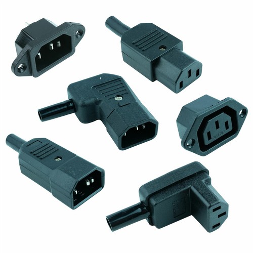 Iec mains power plug socket - plug,