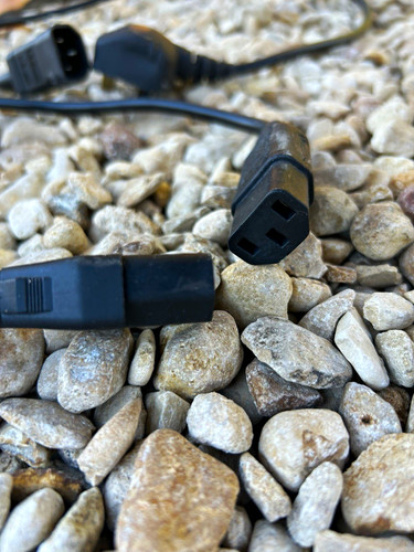 Black iec mains - iec, power