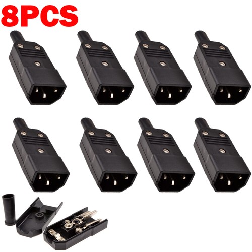 8pack rewireable iec - c14, mains