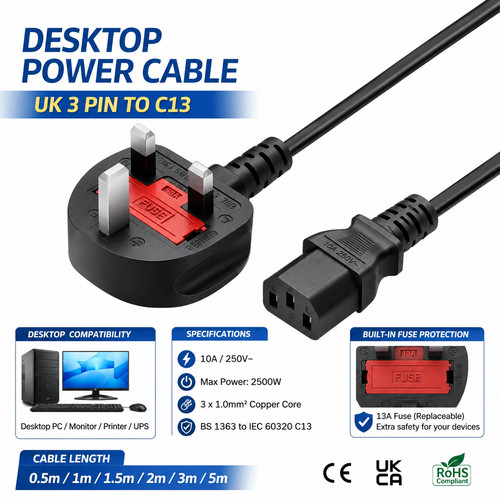 Power extension cable iec - power,