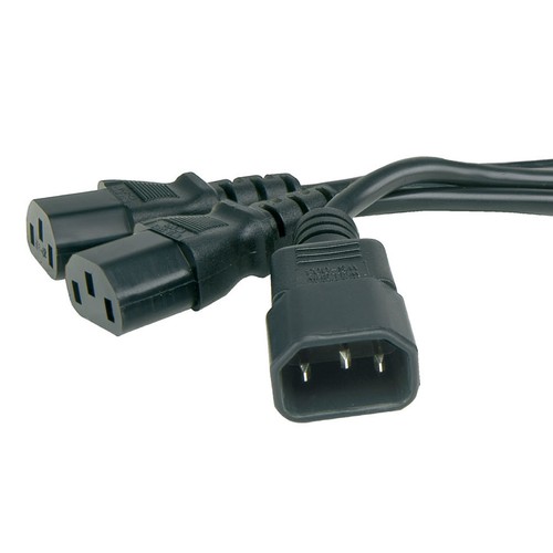 Iec mains splitter - iec, c14