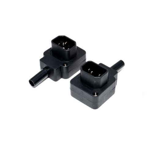 Connector iec320 right angle - connector,