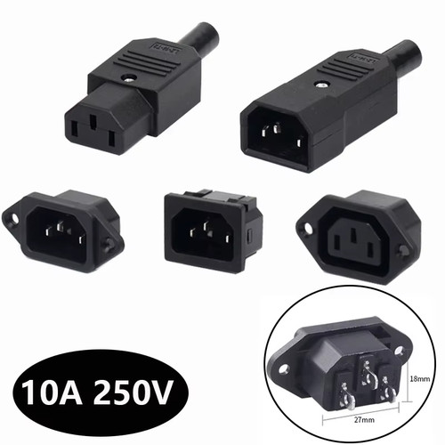 Iec320 c13 c14 - iec320, rewireable