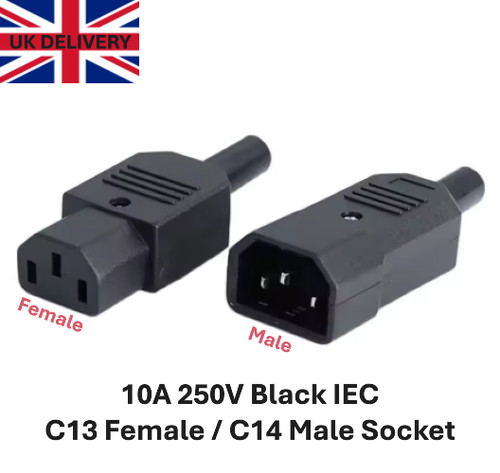 Rewireable iec c13 female - rewireable,