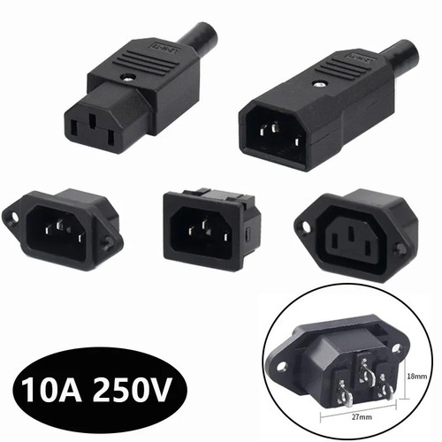 Iec320 c13 c14 - iec320, rewireable