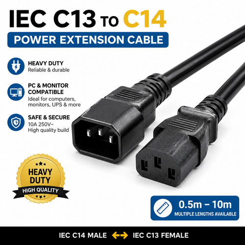 Iec c13 c14 - to, extension