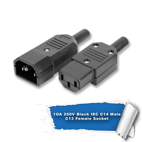Rewireable iec c13 - c13, female